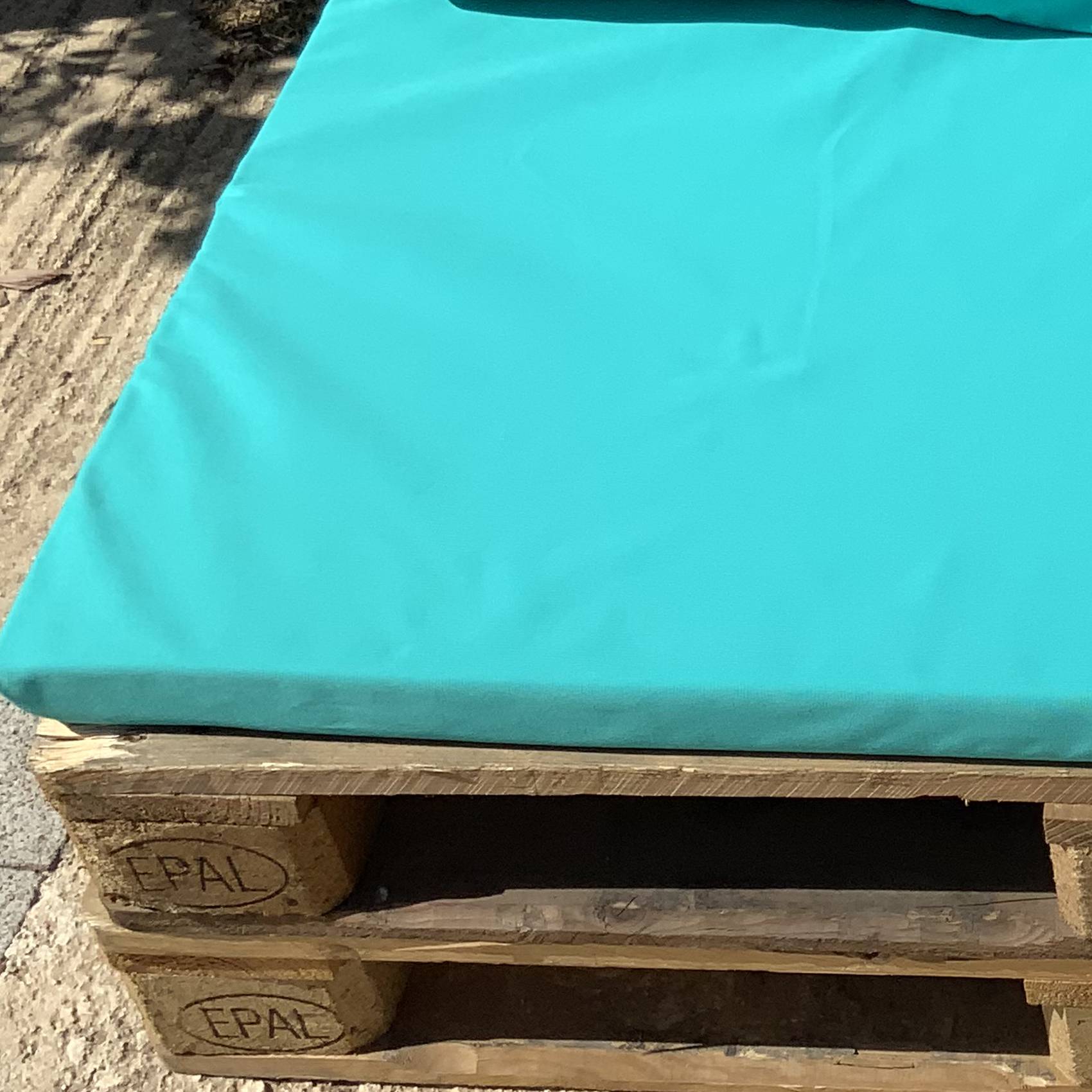 Home Maison - Housse d'assise pour salon palette tissus ultra résistant - HOME MAISON - Polyester - Turquoise - Image 1