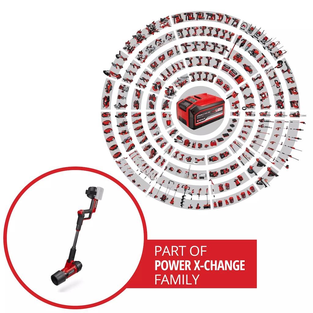 Einhell - Souffleur de feuilles sans fil – GP-LB 36/270 Li E BL-Solo – 36 V – 270 km/h – Débit 1.100 m³/h – Tête orientable Einhell - Image 2