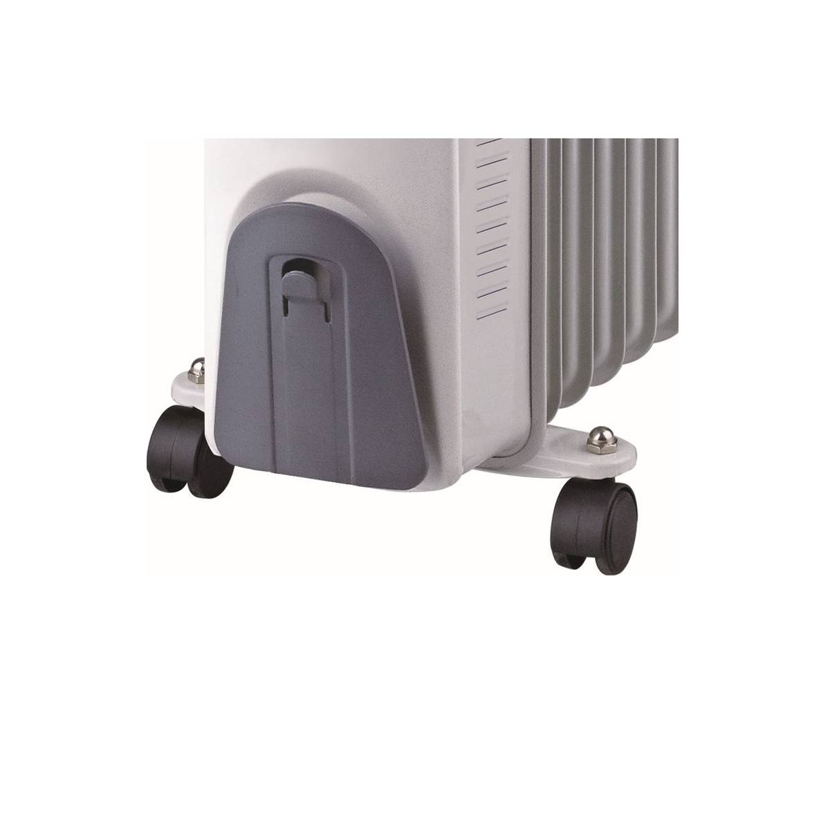 Radiateur bain d'huile 1500W 3 puissances de chauffe - Thermostat - Corps metal verni NIKLAS - Image 2