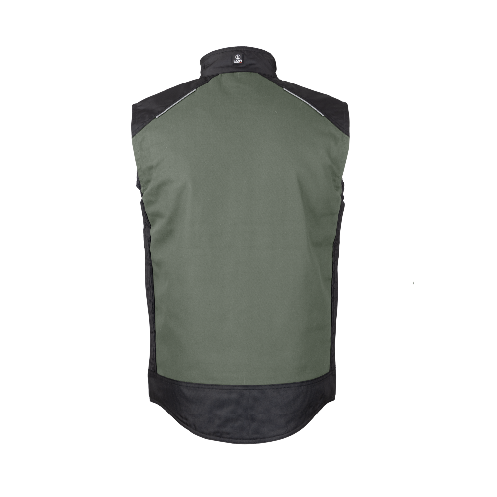 LMA - Bodywarmer bicolore sans manches LMA PHASE Kaki / Noir XL - Image 2