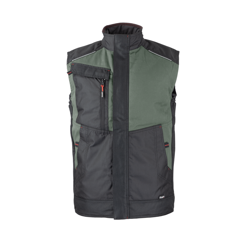 LMA - Bodywarmer bicolore sans manches LMA PHASE Kaki / Noir XL - Image 1