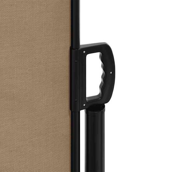 Store latéral rétractable polyester taupe 160 x 600 cm - PANGIVO - Image 8