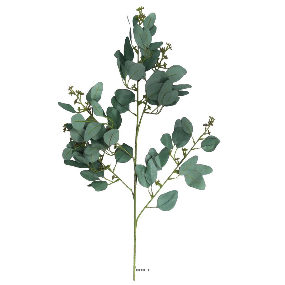 Artificielles - Eucalyptus artificiel en branche H 65 cm Vert - Image 1