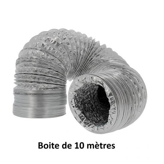 Gaine Aluminium Ø 102mm - boite de 10 mètres - RODWIN Ventilation - Image 1