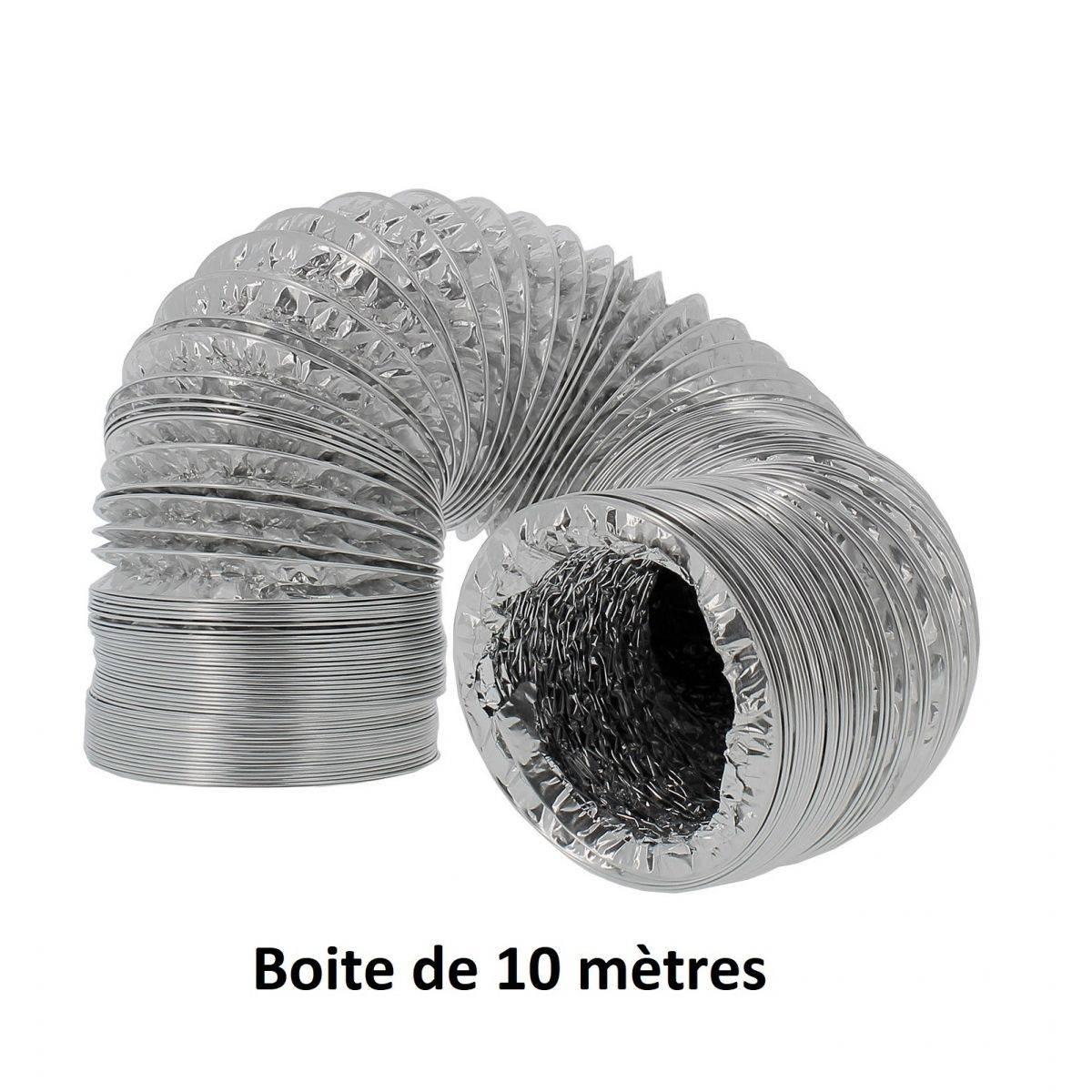 Gaine Aluminium Ø 102mm - boite de 10 mètres - RODWIN Ventilation - Image 1