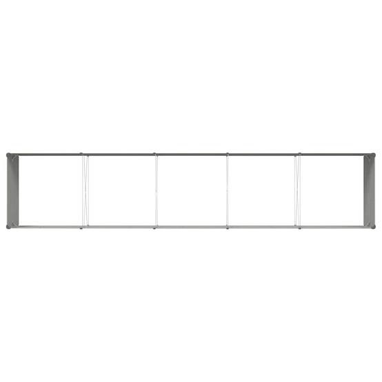 Très Grand Bac à Fleurs Acier Galvanisé 480x100x45 cm Ivoire - ComfortXL Outdoor Living - Image 7