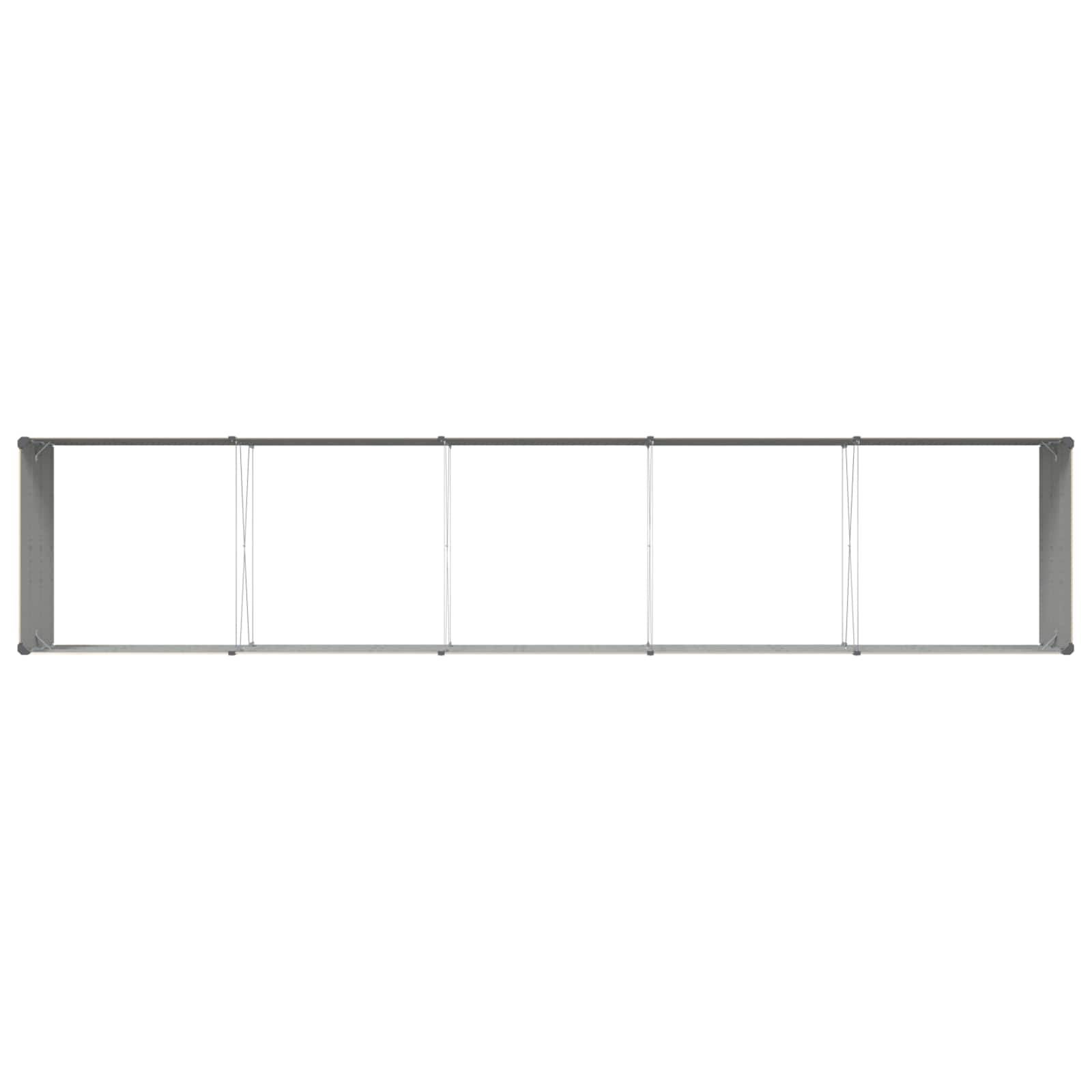 Très Grand Bac à Fleurs Acier Galvanisé 480x100x45 cm Ivoire - ComfortXL Outdoor Living - Image 7