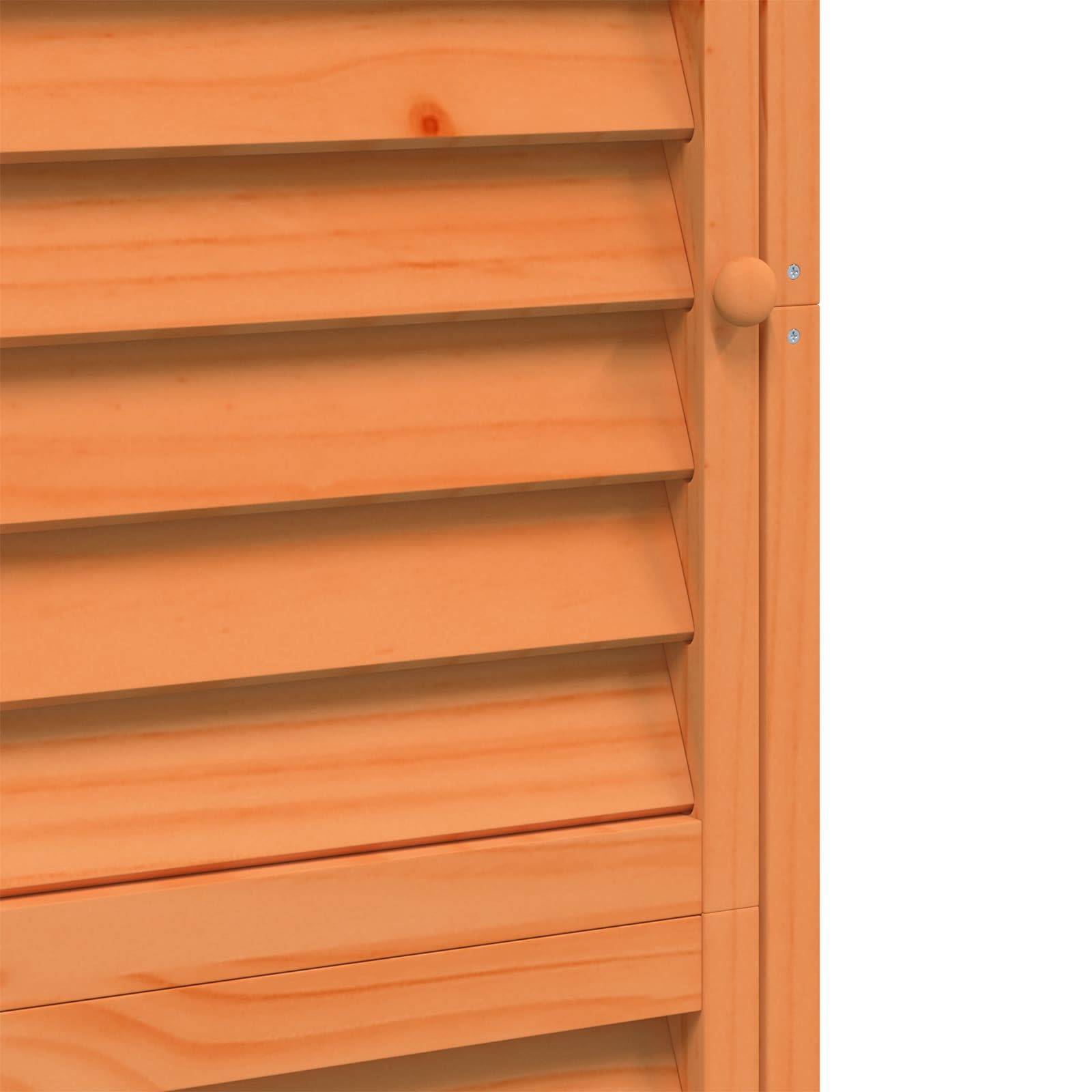PANGIVO - Abri de jardin bois de sapin marron 59 x 56 x 176 cm - PANGIVO - Image 9
