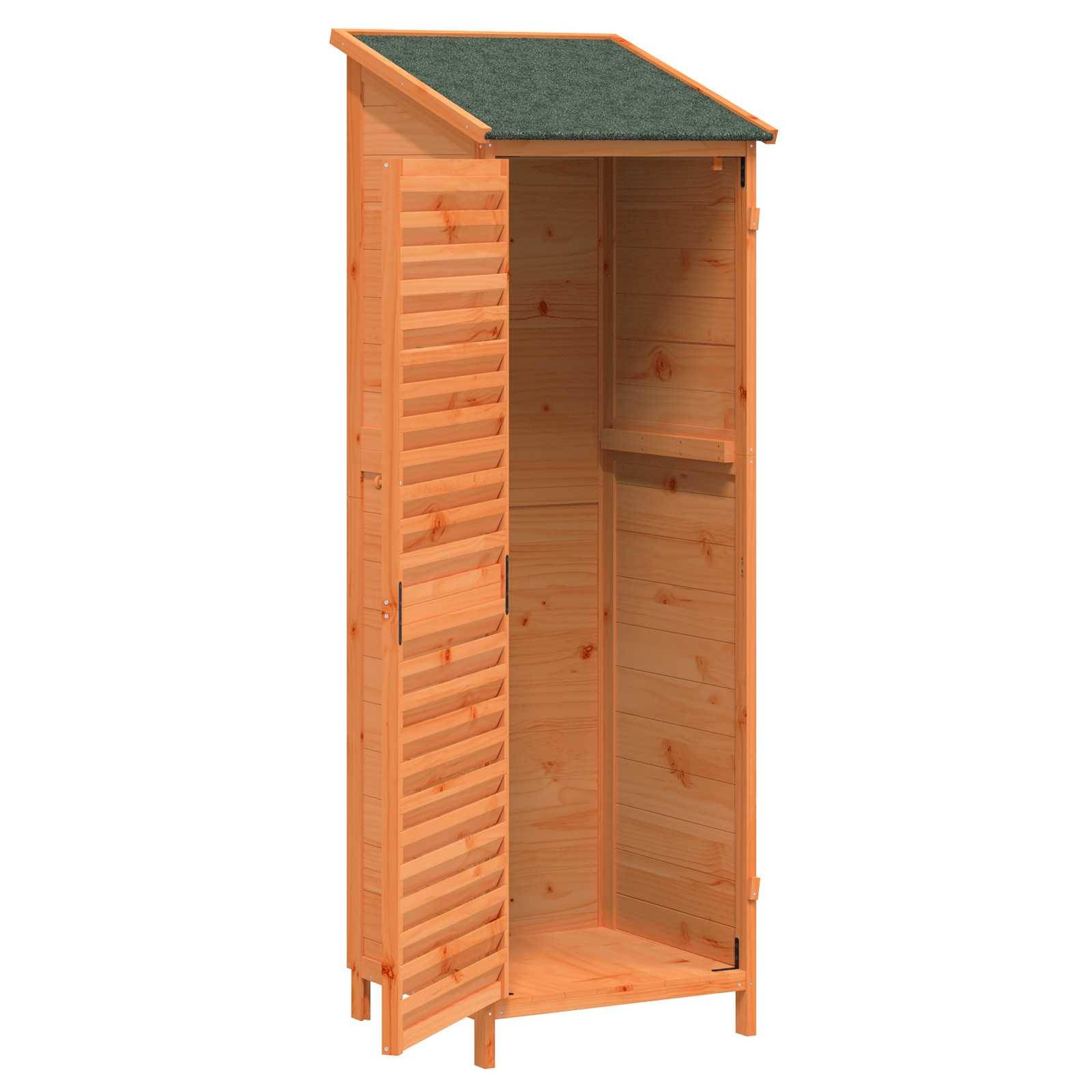 PANGIVO - Abri de jardin bois de sapin marron 59 x 56 x 176 cm - PANGIVO - Image 4
