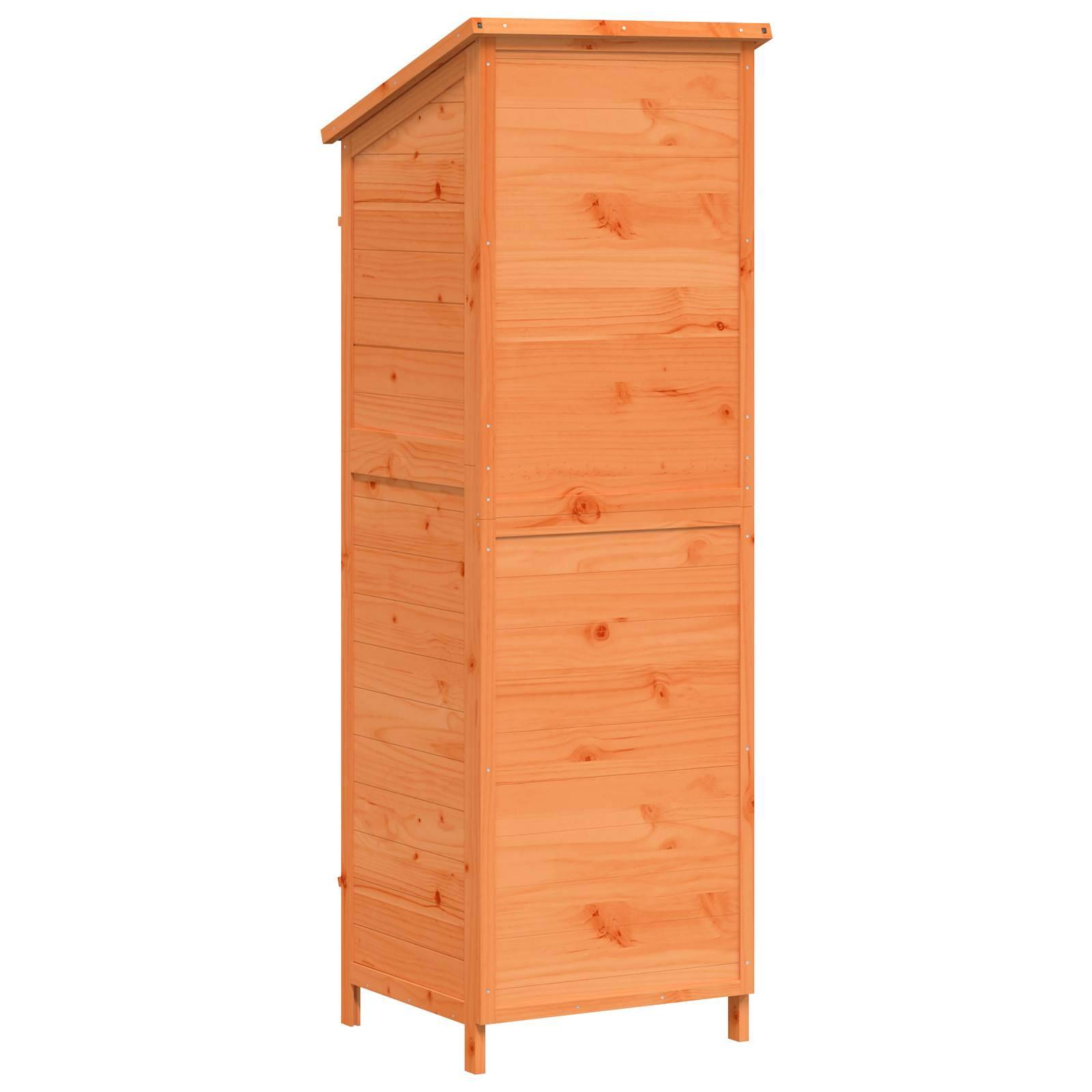 PANGIVO - Abri de jardin bois de sapin marron 59 x 56 x 176 cm - PANGIVO - Image 7