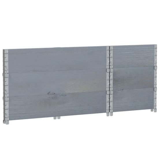 Jardinière bois de pin gris 100 x 50 x 60.5 cm - PANGIVO - Image 6