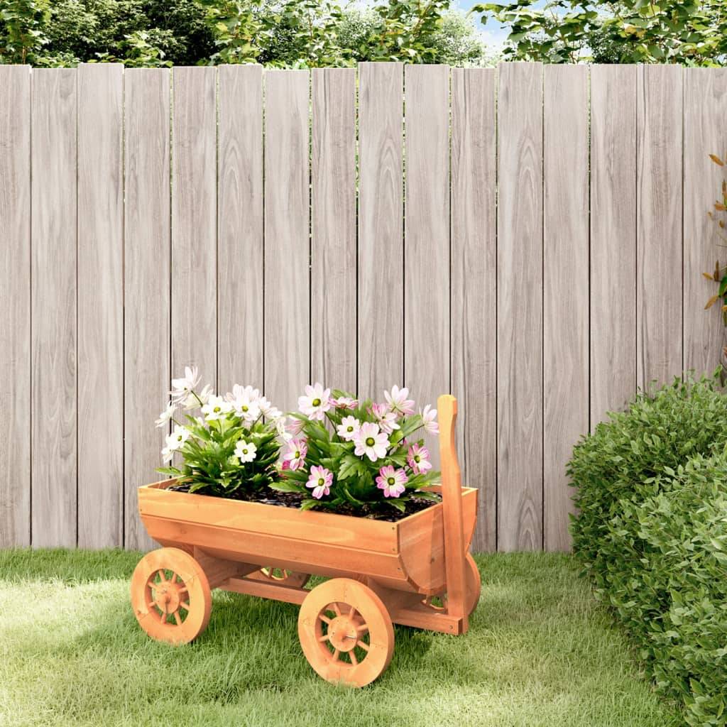 Vidaxl - Chariot décoratif 70x43x54 cm bois massif de sapin vidaXL 364227 - Image 1