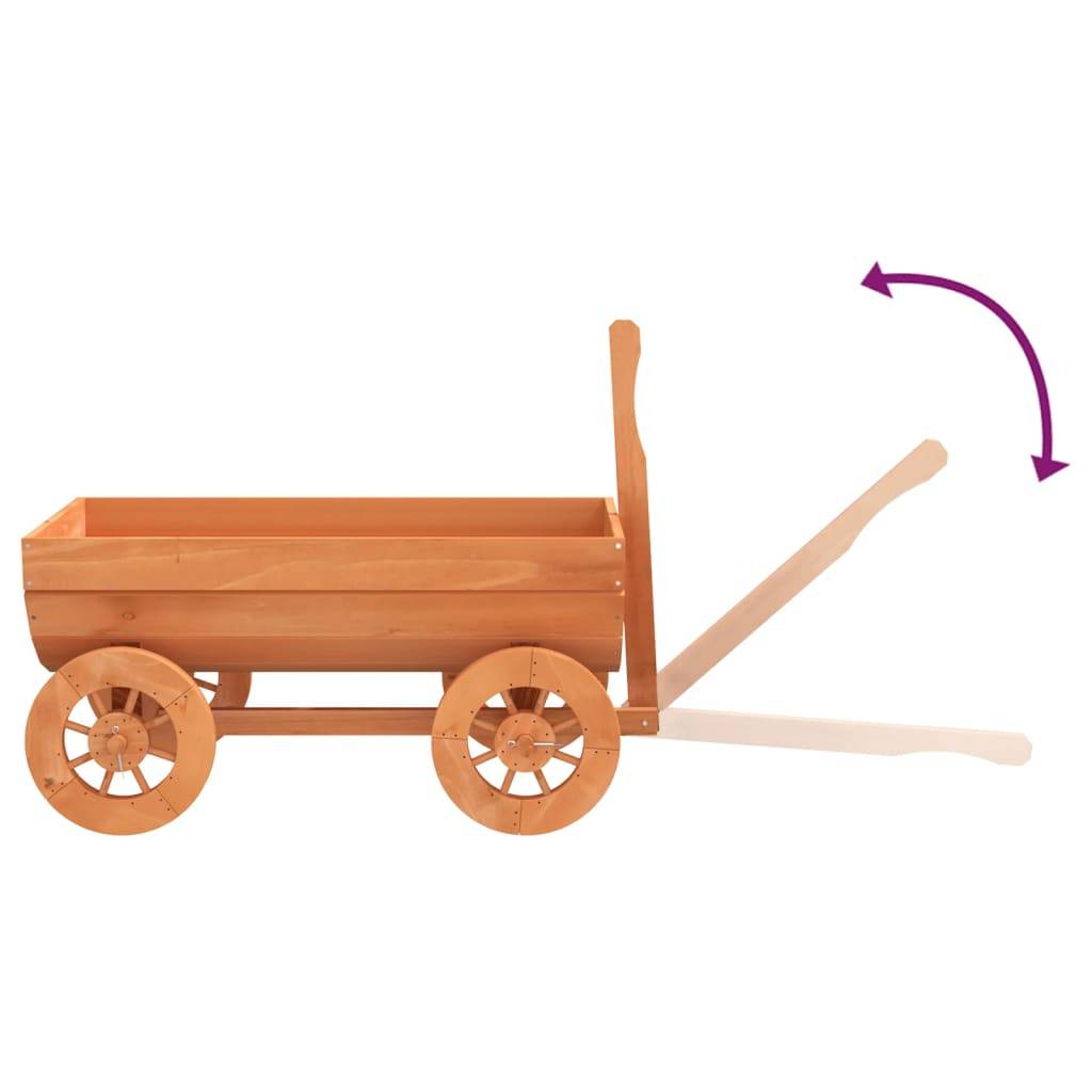 Vidaxl - Chariot décoratif 70x43x54 cm bois massif de sapin vidaXL 364227 - Image 8