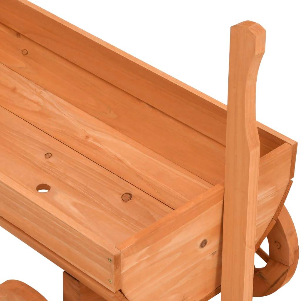 Vidaxl - Chariot décoratif 70x43x54 cm bois massif de sapin vidaXL 364227 - Image 4