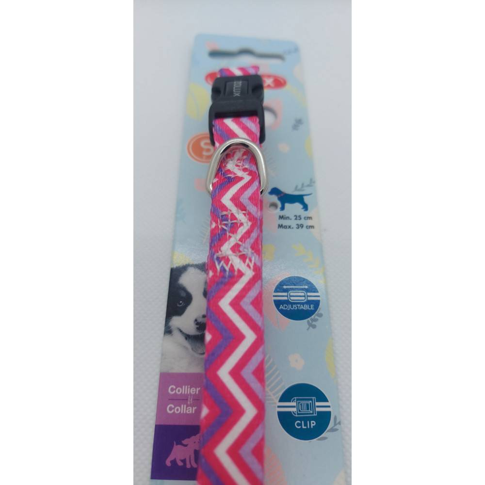 Zolux - Collier PUPPY PIXIE 13 mm 25 à 39 cm couleur rose pour chiots - Image 3
