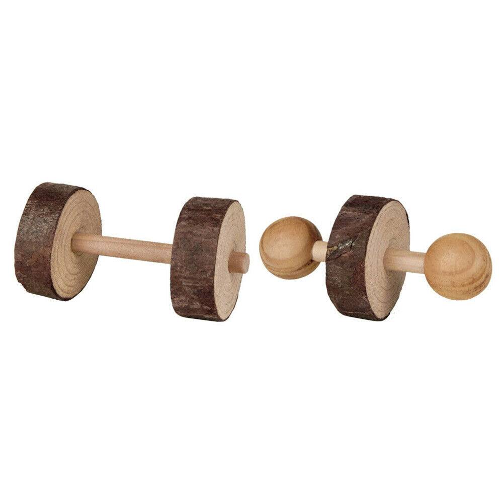 Trixie - Lot de 2 haltères en bois - Image 1
