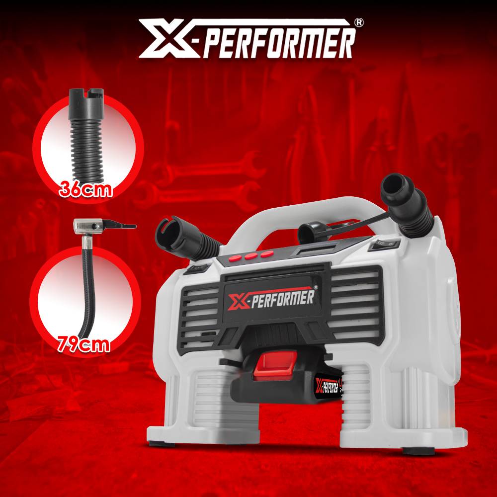 Gonfleur - dégonfleur sans fil 20V avec batterie 2Ah - X-Performer - Image 3