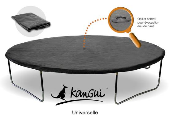 Kangui - Bâche trampoline Ø300 cm - compatible tous trampolines 300 cm Kangui - Image 1