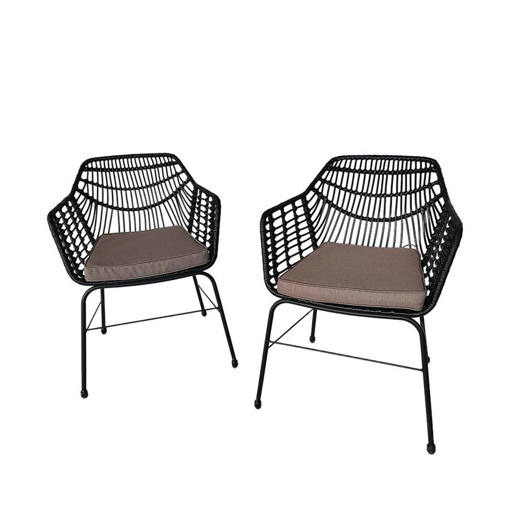 Chaise de jardin HOME DELUXE TARA - 63 x 60 x 82 cm - 10er Set - Image 3