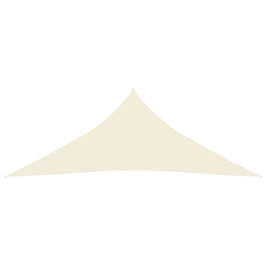 Helloshop26 - Voile toile d'ombrage parasol 160 g/m² 4,5 x 4,5 x 4,5 m PEHD crème - Image 2