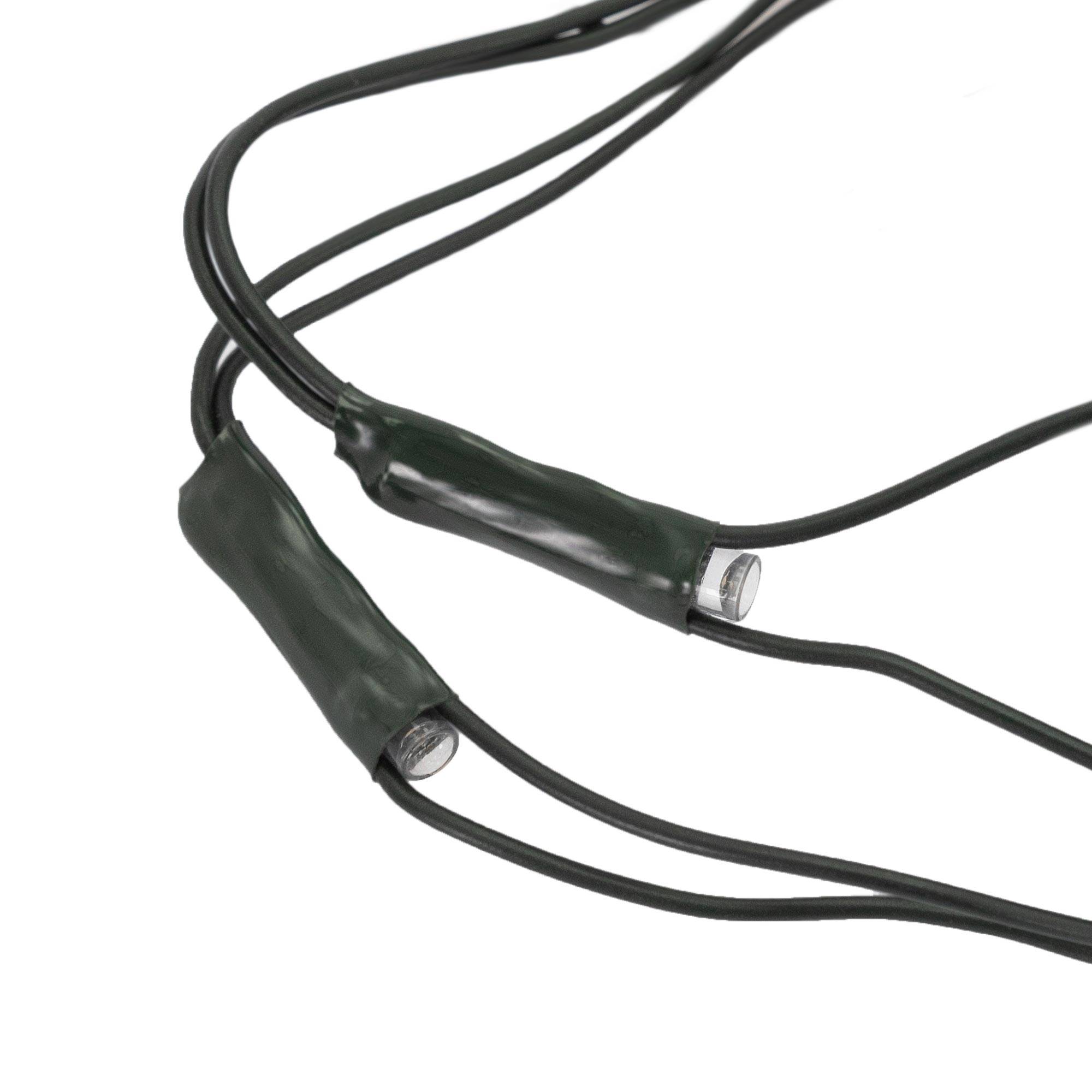 Ecd-Germany - Guirlande lumineuse filet lumineux 320 LED intérieur extérieur IP44 blanc froid - Image 4