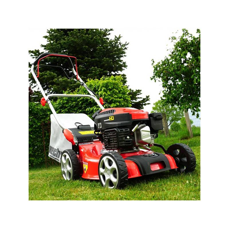 Hecht 541 SW Tondeuse à gazon essence 4temps largeur de coupe 40cm bac de 40L - Image 3