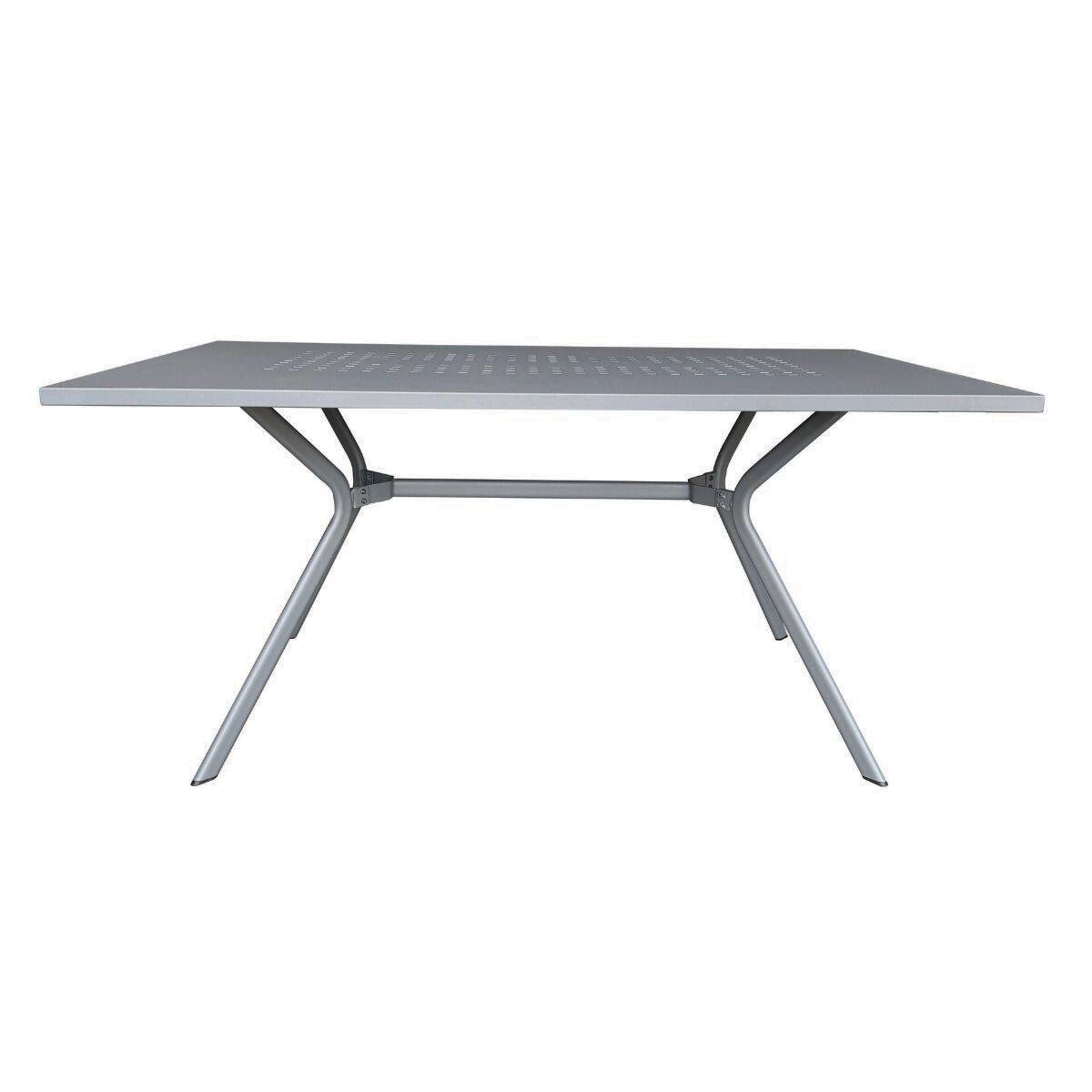 ALTOBUY - Table de jardin en acier gris traité anti-corrosion - BERAKA - Image 3