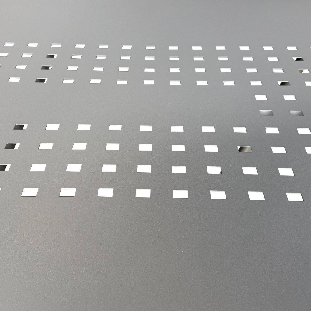 ALTOBUY - Table de jardin en acier gris traité anti-corrosion - BERAKA - Image 5