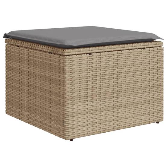 Vidaxl - Salon de jardin avec coussins 5pcs mélange beige résine tressée vidaXL 3225912 - Image 5