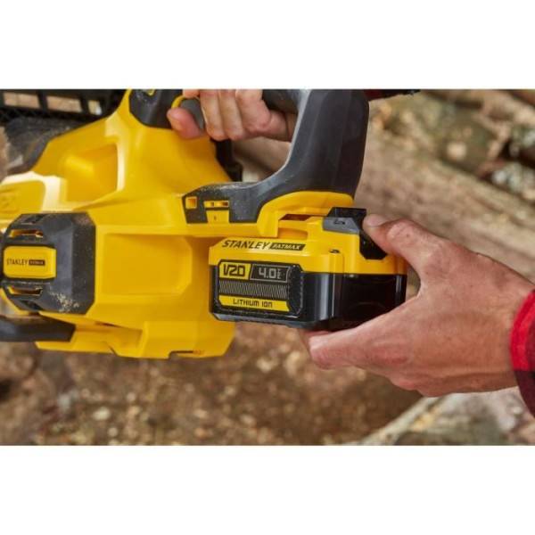 stanley - Tronçonneuse 30 cm 18V STANLEY FATMAX V20 SFMCCS630M1-QW - 1 Batterie 4Ah + Chargeur - Image 6