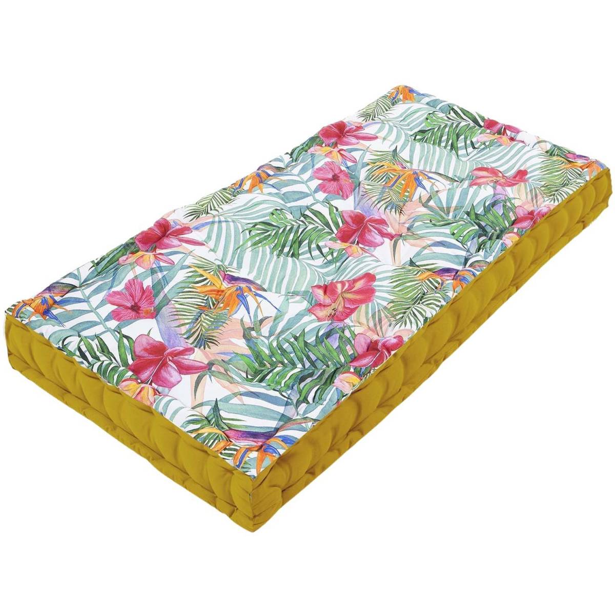 Jardindeco - Coussin de palette en coton imprimé 120 x 60 cm Seville - Image 1