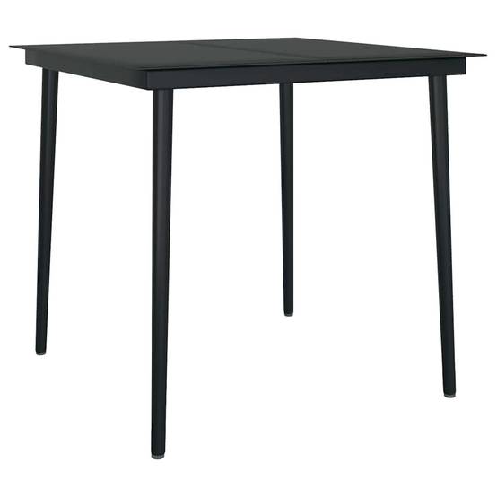 ComfortXL - Salon de Jardin 2 Personnes Résine Tressée Table Verre pour Repas Extérieur Marron – ComfortXL Outdoor Living - Image 7