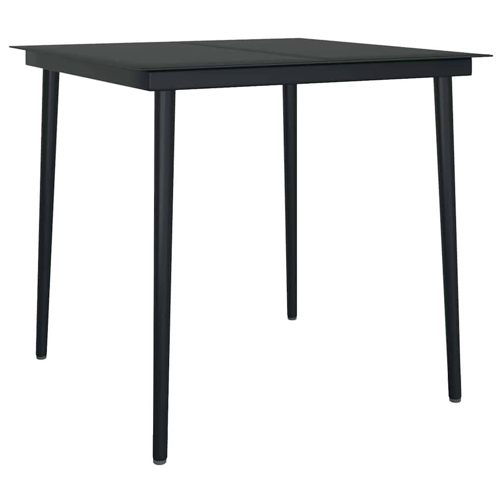 ComfortXL - Salon de Jardin 2 Personnes Résine Tressée Table Verre pour Repas Extérieur Marron – ComfortXL Outdoor Living - Image 7