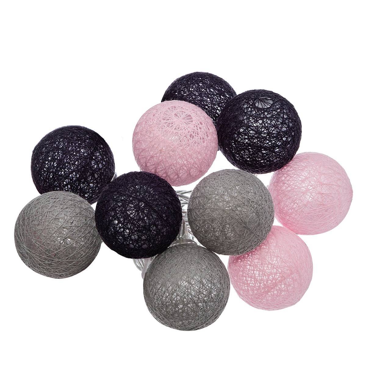Atmosphera - Guirlande LED à piles 10 boules - Atmosphera Créateur d'intérieur - Image 1