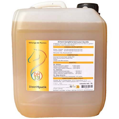 Distri'Epatik - Drainant Cheval Naturel - 5L - Image 1