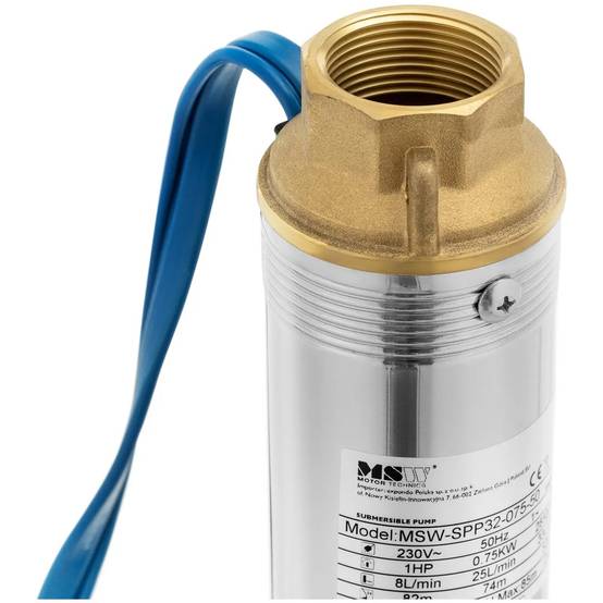 Pompe immergée 3 800 l/h 750 watts acier inoxydable acier inoxydable - Image 2