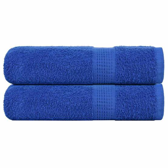 Serviettes de douche FROGN 2 pcs bleu 70x140 cm 360 g/m² Maison Chic - Image 2