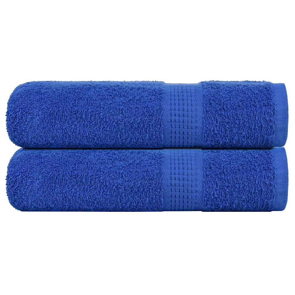 Serviettes de douche FROGN 2 pcs bleu 70x140 cm 360 g/m² Maison Chic - Image 2