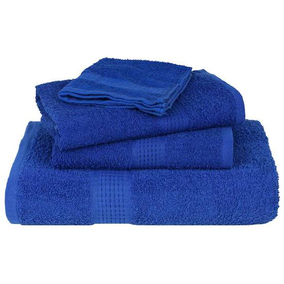 Serviettes de douche FROGN 2 pcs bleu 70x140 cm 360 g/m² Maison Chic - Image 4