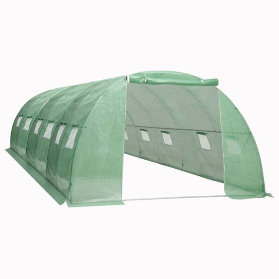 Serre Tunnel 24m² - Serre de jardin - Serre de culture 6x4x2 m MI860 MAISON CHIC - Image 1