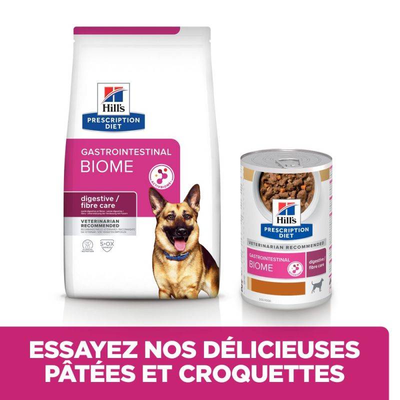 CROQUETTES CHIEN ADULT PRESCRIPTION DIETS GASTROINTESTINAL BIOME - HILL'S 1,5 kg - Image 3
