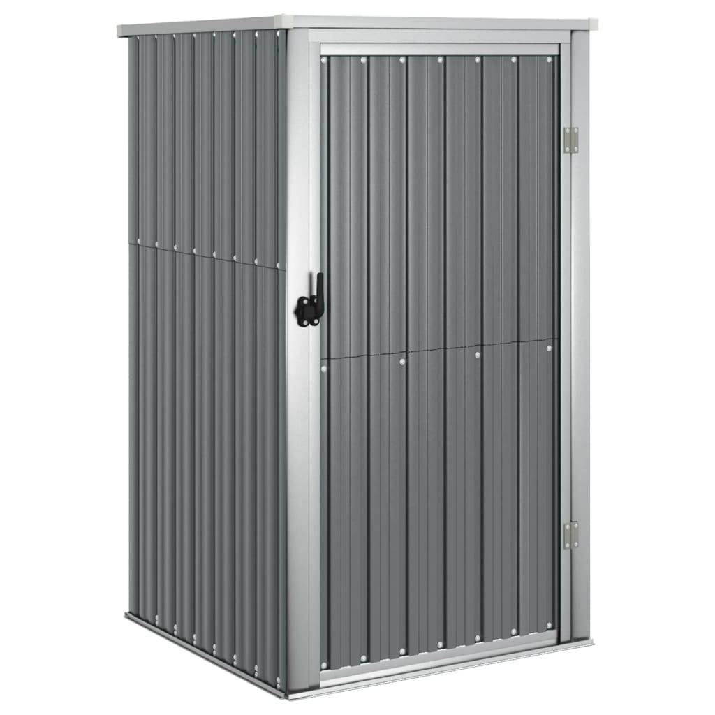 Abri à outils 0.78m² - Cabane à outils - Abri de jardin gris 88x89x161 cm acier galvanisé MAISON CHIC - Image 1