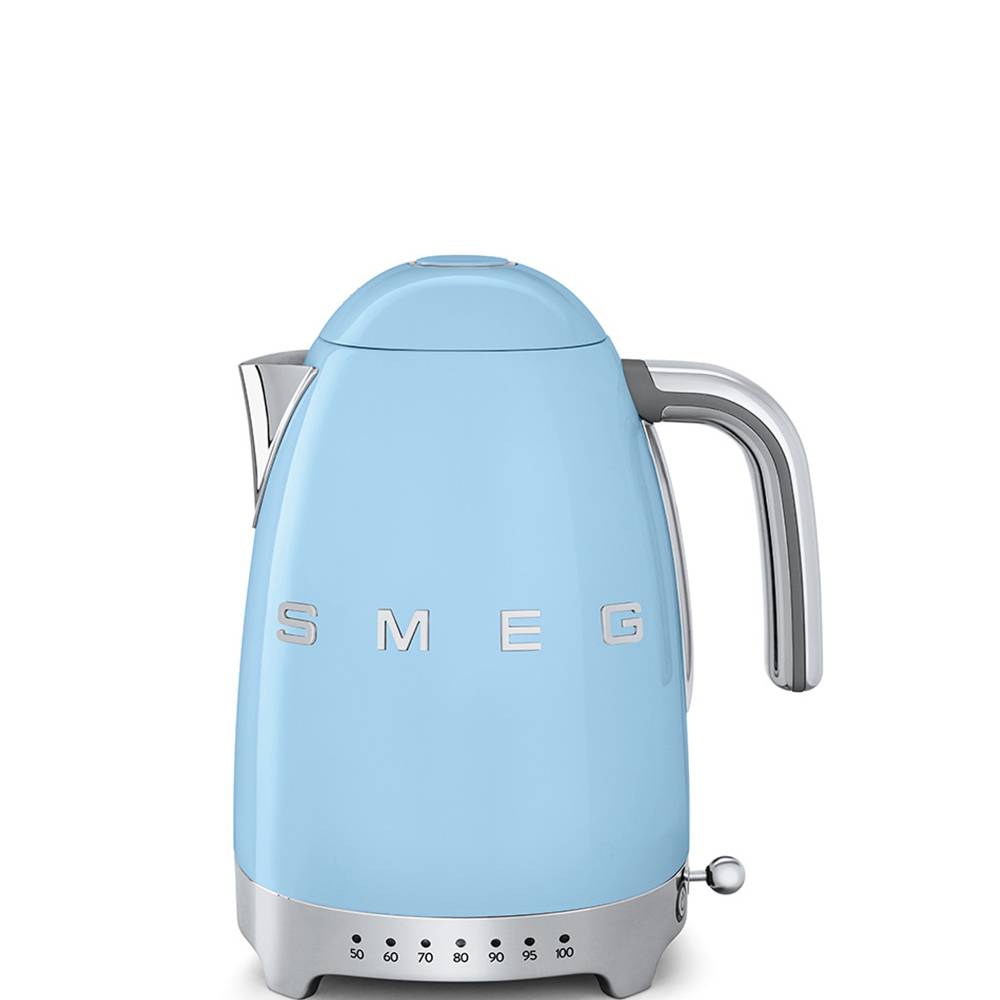 Bouilloire sans fil 1.7l 2400w bleu pastel KLF04PBEU Smeg - Image 1
