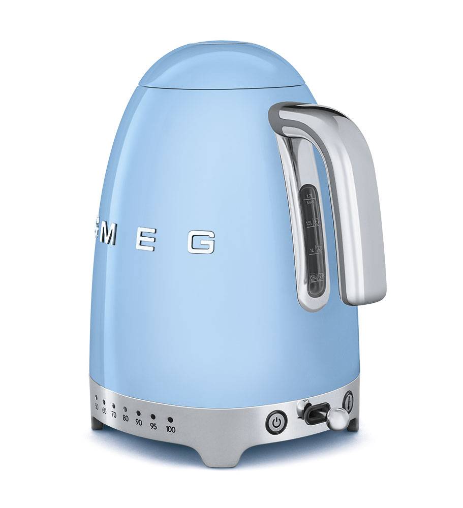 Bouilloire sans fil 1.7l 2400w bleu pastel KLF04PBEU Smeg - Image 3