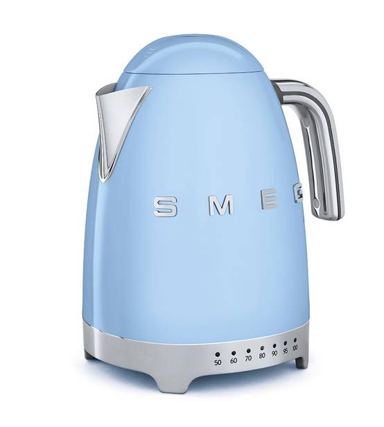 Bouilloire sans fil 1.7l 2400w bleu pastel KLF04PBEU Smeg - Image 2