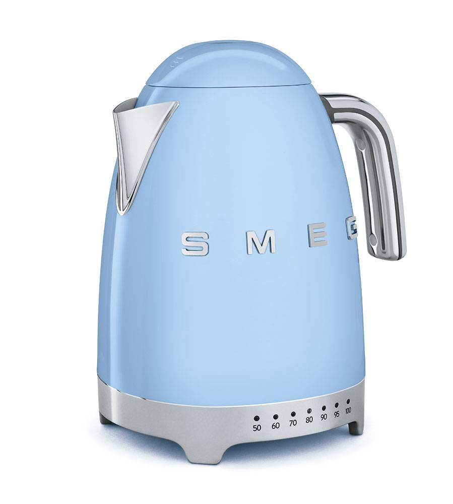Bouilloire sans fil 1.7l 2400w bleu pastel KLF04PBEU Smeg - Image 2