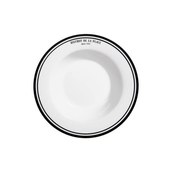 Assiette creuse Bistrot 22 cm (lot de 6) - Image 1