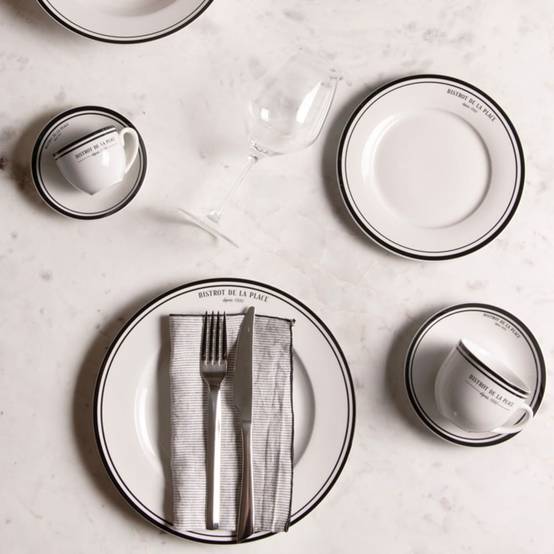 Assiette creuse Bistrot 22 cm (lot de 6) - Image 3