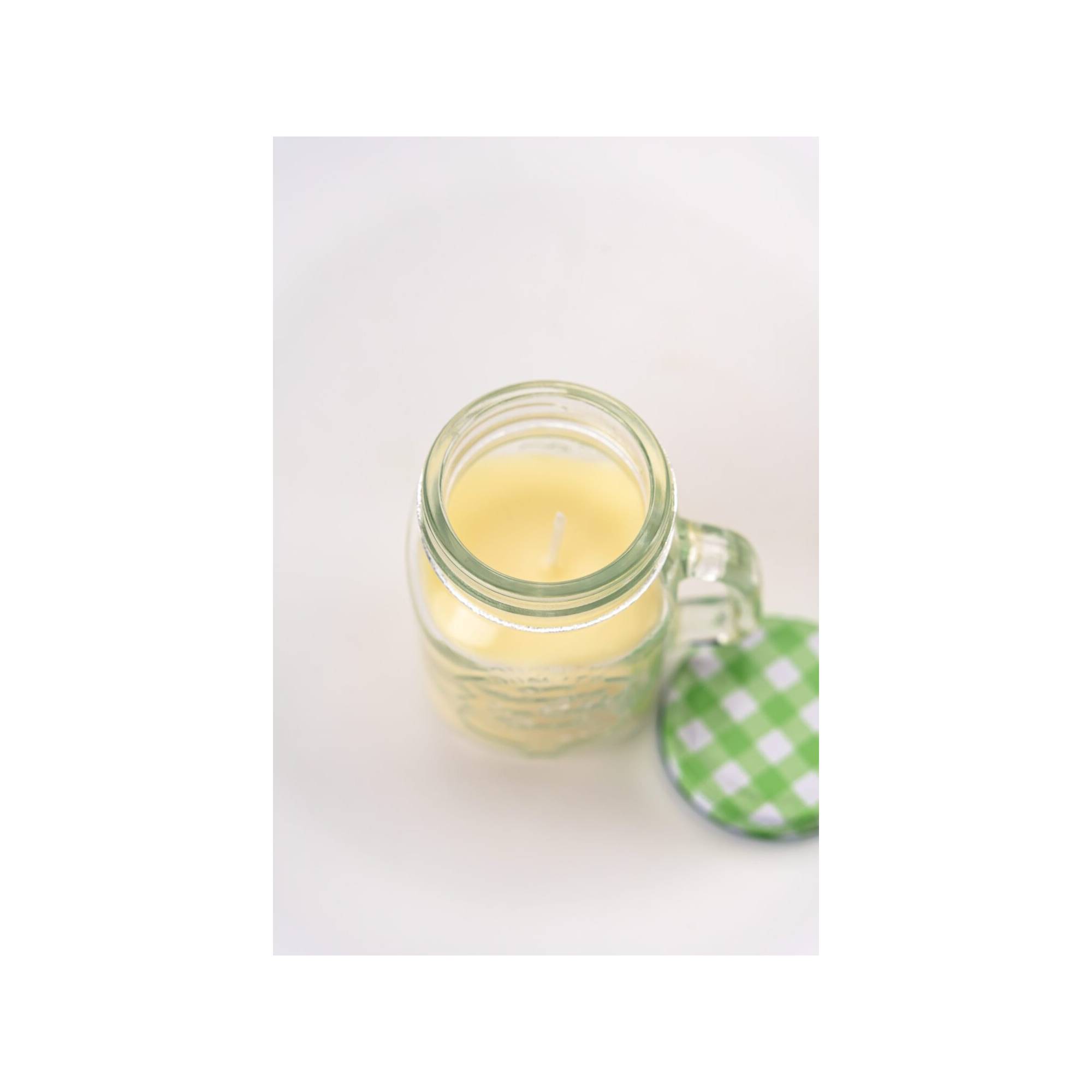 Sans Marque - Lot de 4 bougies citronnelle d'extérieure - Contre les moustiques - A la cire de soja - 7 x 8,5 cm - Image 5