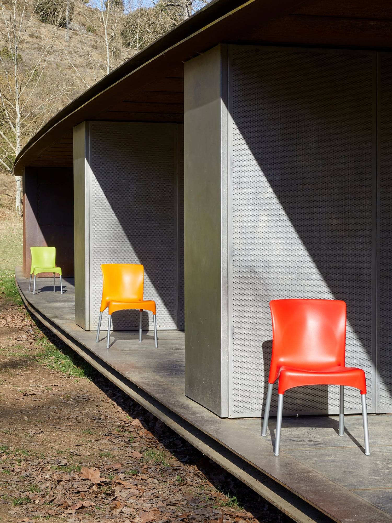 Set 2 chaises intérieur, extérieur vert citron MOON garbar - Image 6
